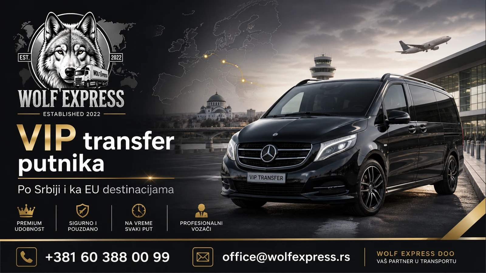 Wolf Express VIP transfer putnika
